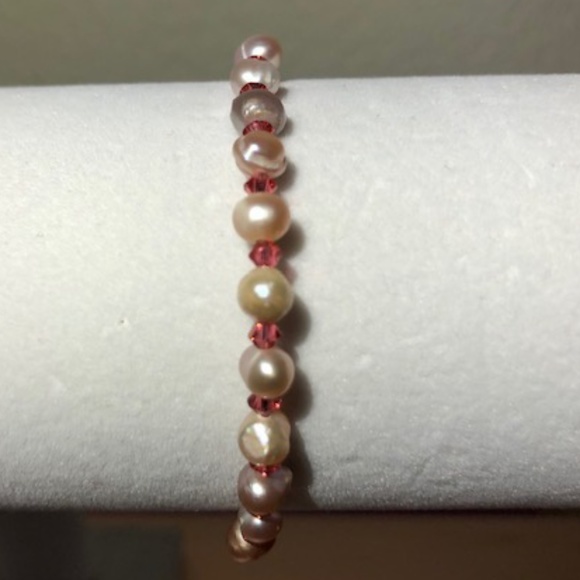 SS Fresh Water Pearl Bracelet - Picture 1 of 4
